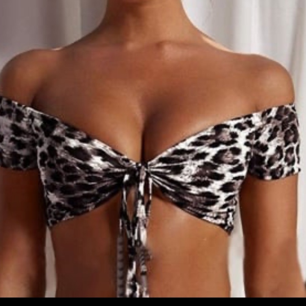 Leopard Print bikini top new with tags - Picture 13 of 16